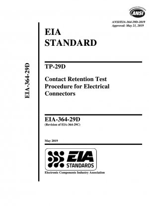 Procedimiento de prueba de retención de contactos TP-29D para conectores eléctricos