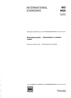 Paneles a base de madera; determinación del contenido de humedad