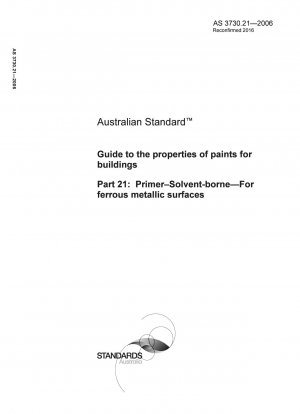 Guía de propiedades de pinturas para la construcción - Imprimación - Al disolvente - Para superficies metálicas ferrosas