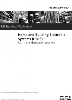 Sistemas electrónicos para viviendas y edificios (HBES). Estructura de estandarización