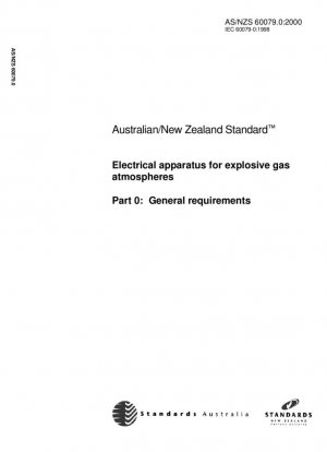 Aparatos eléctricos para atmósferas de gases explosivos, Parte 0: Requisitos generales