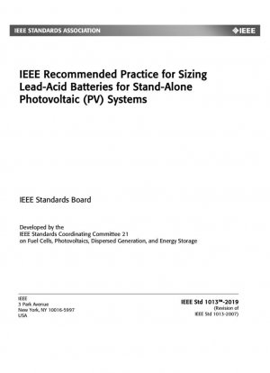 Práctica recomendada por IEEE para dimensionar baterías de plomo-ácido para sistemas fotovoltaicos (PV) autónomos