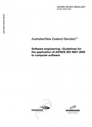 Ingeniería de software: directrices para la aplicación de AS/NZS ISO 9001:2000 al software informático