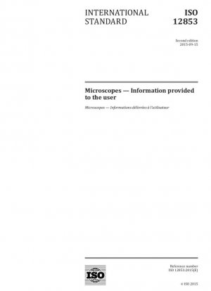 Microscopios - Información proporcionada al usuario