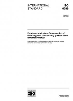 Productos derivados del petróleo: determinación del punto de goteo de grasas lubricantes (amplio rango de temperaturas)