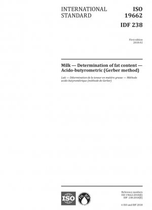 Leche - Determinación del contenido de grasa - Acido-butirométrico (método Gerber)