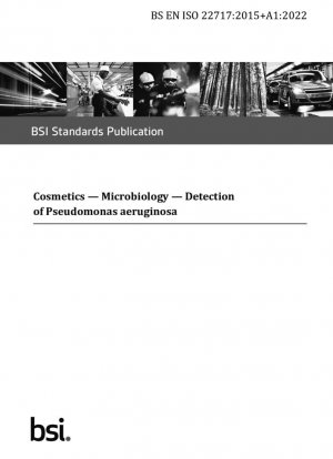 Productos cosméticos. Microbiología. Detección de Pseudomonas aeruginosa