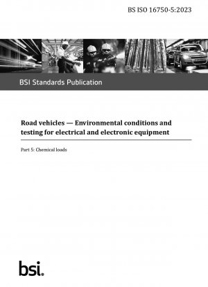 Vehiculos de carretera. Condiciones ambientales y pruebas para equipos eléctricos y electrónicos - Cargas químicas