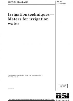 Técnicas de riego - Contadores para agua de riego