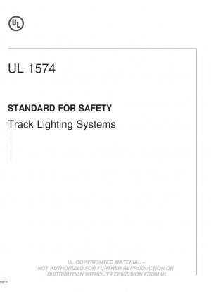 Norma UL para sistemas de iluminación de riel de seguridad - Referencia de sección/párrafo: 1.7 (NUEVO) Asunto: Agregar referencia a UL 8750 para componentes y subconjuntos LED (Edición 3: 7 de septiembre de 2004)