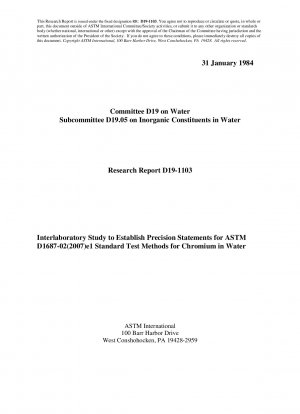 D1687-Métodos de prueba para cromo en agua