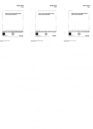 Modelo de máquina de prueba sensible a descargas electrostáticas (ESD) (MM)