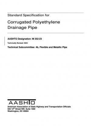 Tubería de drenaje de polietileno corrugado