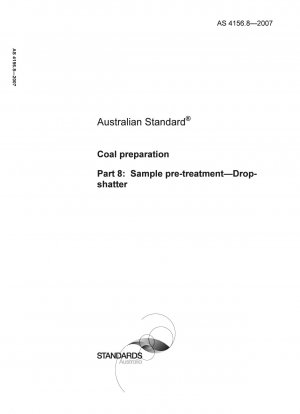 Preparación del carbón - Pretratamiento de muestras - Drop-shatter