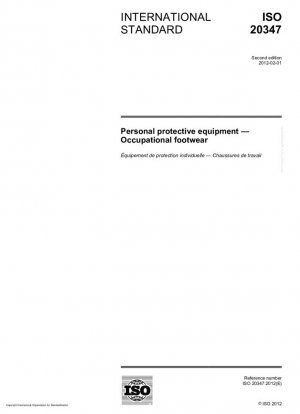 Equipos de protección personal - Calzado de trabajo