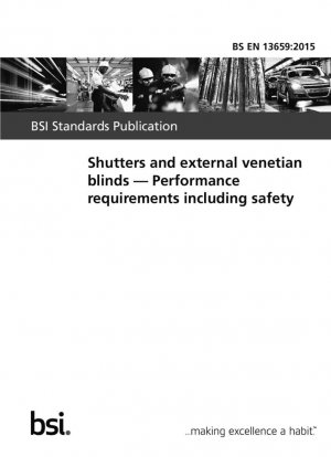 Cambios rastreados. Contraventanas y persianas venecianas exteriores. Requisitos de rendimiento, incluida la seguridad.
