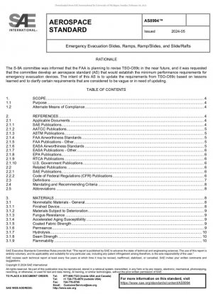 Toboganes, rampas, rampas/toboganes y toboganes/balsas de evacuación de emergencia