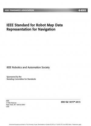 IEEE estandariza la representación de datos de mapas de navegación de robots
