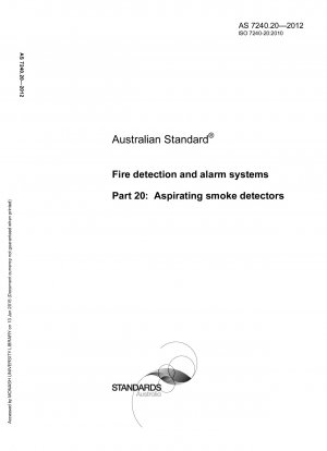 Sistemas de detección y alarma de incendios - Detectores de humo por aspiración