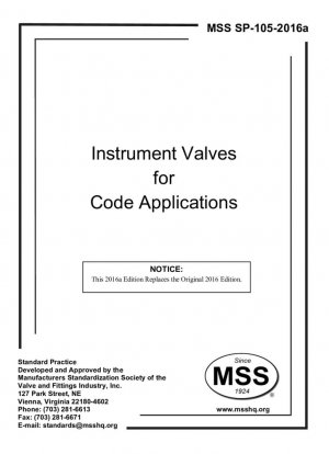 Válvula de instrumento (para aplicación de código)