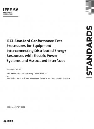 Procedimientos de prueba de conformidad para equipos que interconectan recursos distribuidos con sistemas de energía eléctrica Enmienda 1