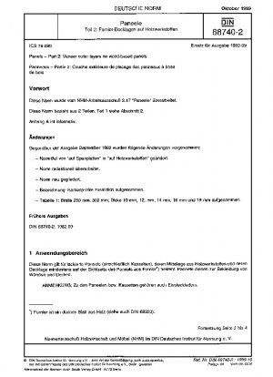 Paneles - Parte 2: Capas exteriores de chapa en paneles a base de madera