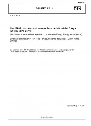 Esquema de identificación y servicio de nombres en Internet de la Energía (Energy Name Service)