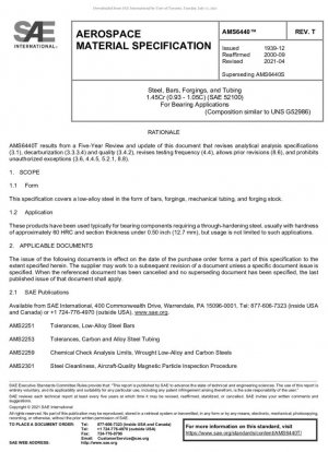 Acero, barras, piezas forjadas y tubos de 1,45 Cr (0,93 - 1,05 C) (SAE 52100) para aplicaciones de rodamientos (UNS G52986)