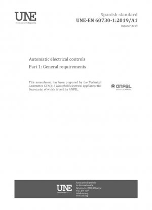 Controles eléctricos automáticos - Parte 1: Requisitos generales