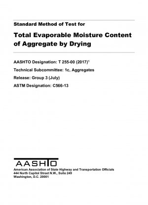 Método estándar de prueba para el contenido de humedad total evaporable del agregado mediante secado