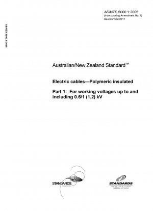 Cables eléctricos - Aislados poliméricos Parte 1: Para tensiones de trabajo hasta 0,6/1 (1,2) kV inclusive
