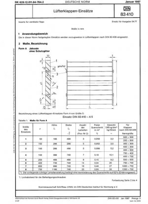 Inserciones para trampillas de ventilador