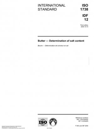 Mantequilla - Determinación del contenido de sal