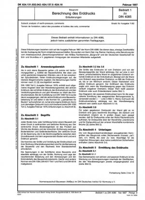 Subsuelo - Cálculo de la presión del suelo; Suplemento 1: Ejemplos de cálculo