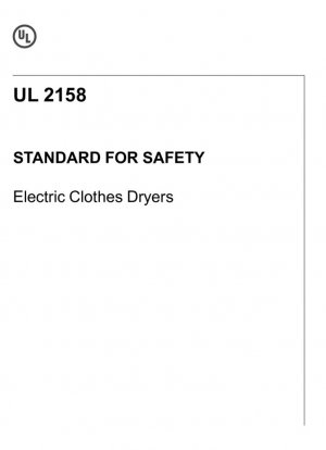 Norma UL para secadoras de ropa eléctricas de seguridad