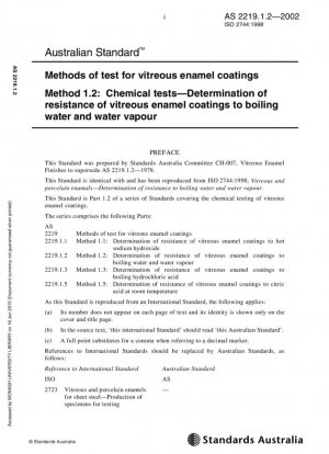Métodos de prueba para recubrimientos de esmalte vítreo - Ensayos químicos - Determinación de la resistencia de los recubrimientos de esmalte vítreo al agua hirviendo y al vapor de agua