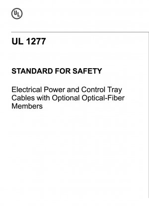 Cables de alimentación eléctrica y bandeja de control con miembros de fibra óptica opcionales.