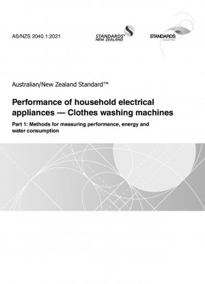 Rendimiento de los electrodomésticos. Lavadoras de ropa. Parte 1: Métodos para medir el rendimiento y el consumo de energía y agua.