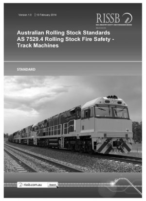 Material rodante ferroviario australiano: seguridad contra incendios, parte 4: máquinas de vías