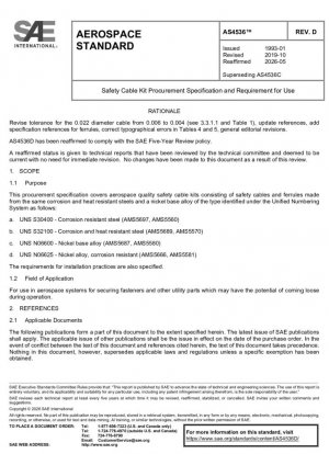 Especificación y Requisitos de Adquisición y Uso del Kit de Cable de Seguridad