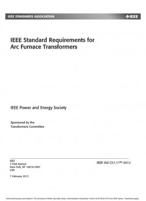 Requisitos estándar IEEE para transformadores de horno de arco