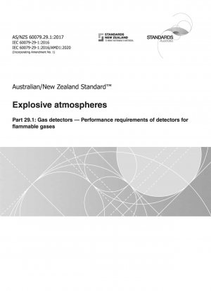 Atmósferas explosivas Parte 29.1: Detectores de gas-Requisitos de rendimiento de los detectores de gases inflamables