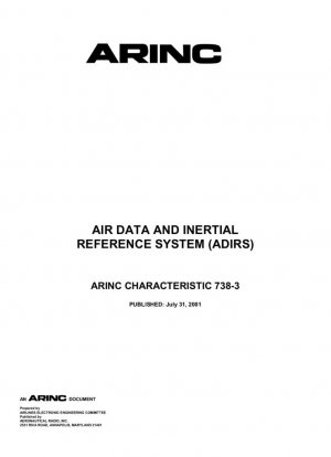 Sistema de referencia inercial y datos aéreos (ADIRS) 1986; Incluye Suplementos 1-3