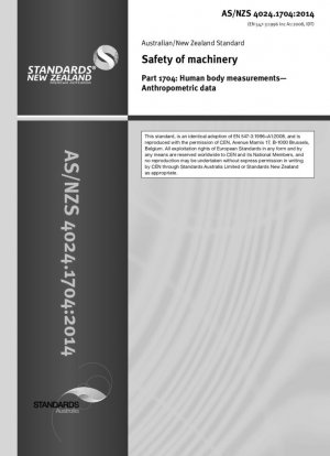 Seguridad de las máquinas - Medidas del cuerpo humano - Datos antropométricos