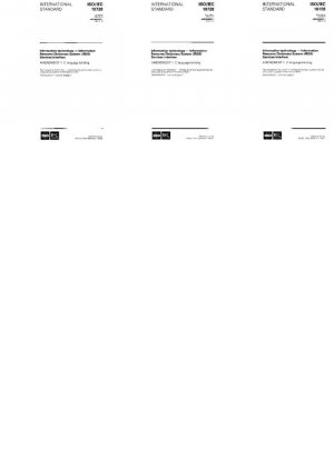 Tecnología de la información: interfaces de servicios del Sistema de diccionario de recursos de información (IRDS); Enmienda 1: enlace en lenguaje C