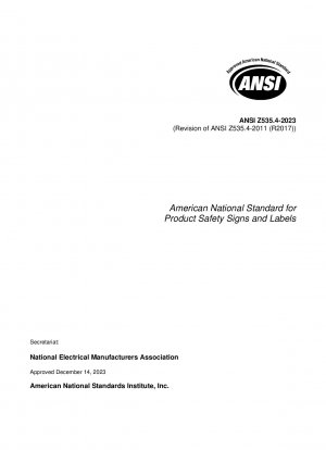 Norma nacional estadounidense para señales y etiquetas de seguridad de productos