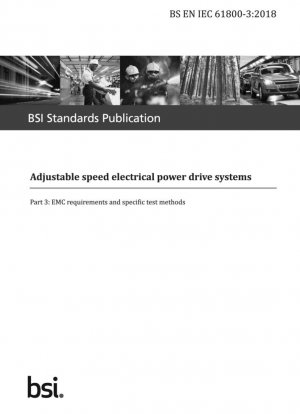 Cambios rastreados. Sistemas de accionamiento de potencia eléctrica de velocidad regulable. Requisitos EMC y métodos de prueba específicos
