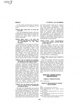 Requisitos de la Administración de Alimentos y Medicamentos de los Estados Unidos para la gestión y revisión de documentos relacionados con dispositivos médicos