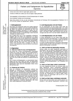 Colores y límites de color para luces de señalización; reglas generales