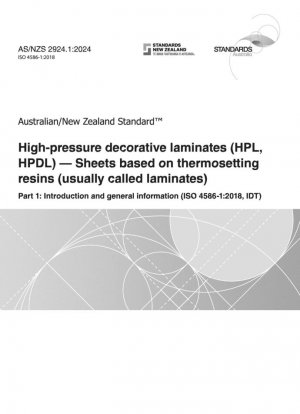 Laminados decorativos de alta presión (HPL, HPDL) — Láminas a base de resinas termoestables (normalmente llamadas laminados), Parte 1: Introducción e información general (ISO 4586-1:2018, IDT)